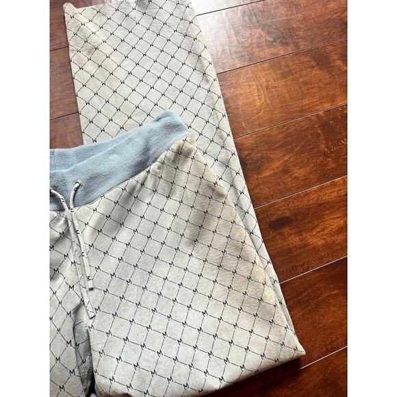 Vintage Wilson MaximaY2K Waist Tie Printed Pull On Straight Leg Leather Suede XL - Picture 2 of 12